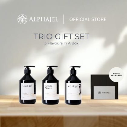 [TRIO GIFT SET] JEL Origin by ALPHAJEL Bath Wash Series